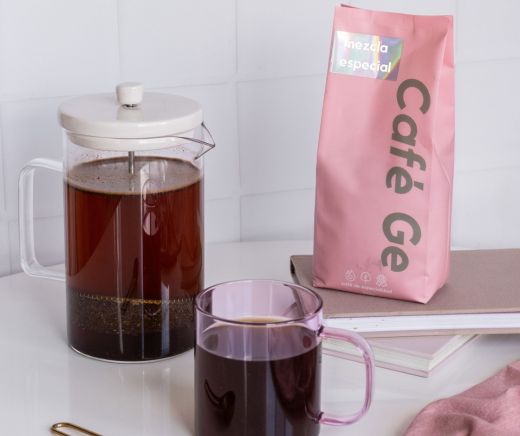 prensa francesa y café de especialidad