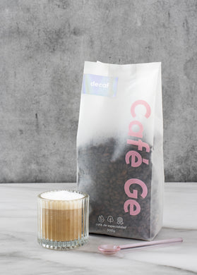 Bolsa transparente con Decaf