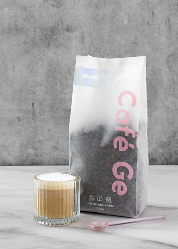 Bolsa transparente con Decaf