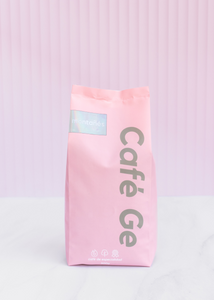 Bolsa rosa de cafe montañes