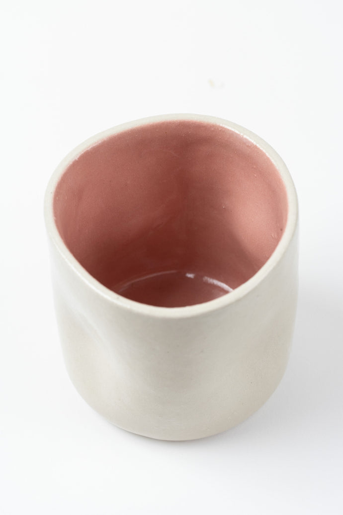 taza de cafe rosa