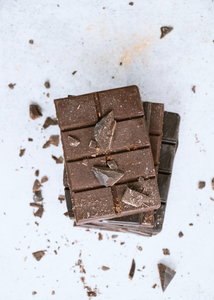 Fotografia de barras de chocolate 